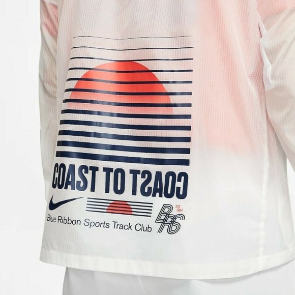 NWT Nike Limited Edition Blue Ribbon Running Jacket, Men's Large - Picture 1 of 6